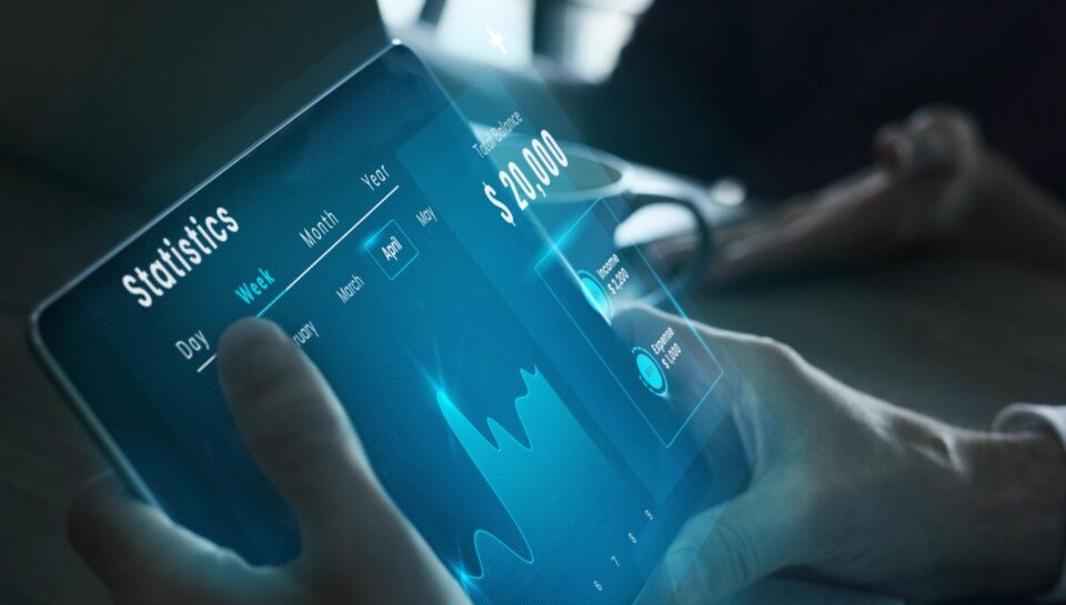 business-concept-with-graphic-holography